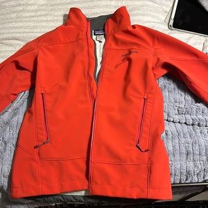 Patagonia red polartec jacket